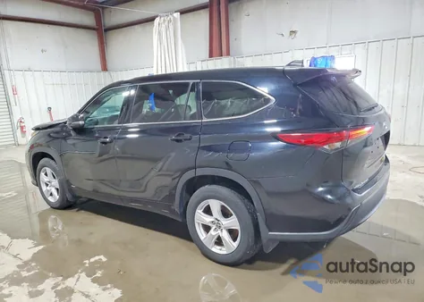 2022 Toyota Highlander Hybrid Le z USA, uszkodzony, nr VIN 5TDBBRCH4NS557247